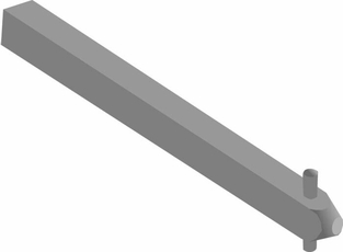 ПЕРЕХОДНИК ОХP12Х280 280мм для ручки упр.рубильн.тип а OT315..800/ОETL1000..3150 | 1SCA022137R5140 | ABB